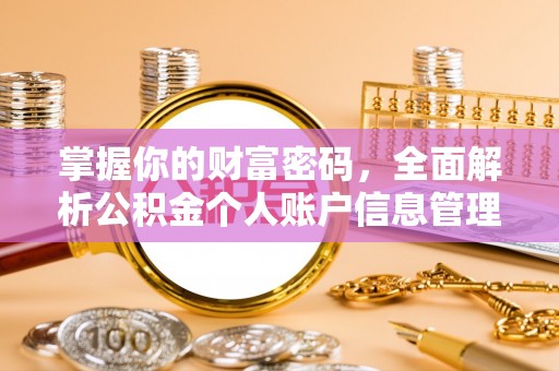 准格尔旗掌握你的财富密码，全面解析公积金个人账户信息管理与优化
